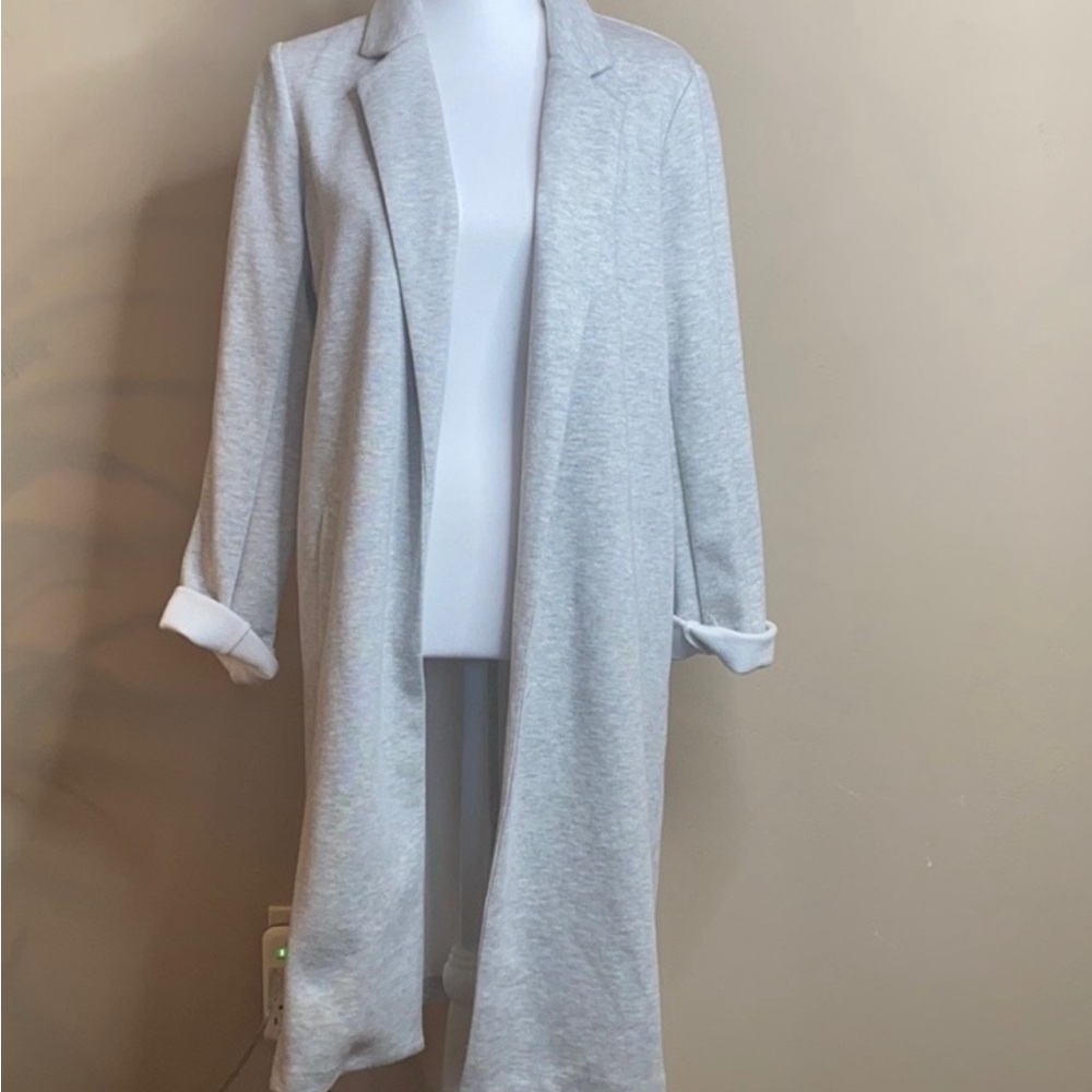 Forever 21 Heather Gray Duster Coat